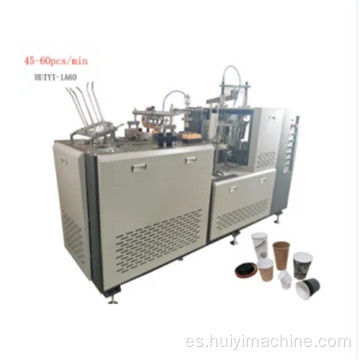 Café de papel y máquina de fabricación de té caliente